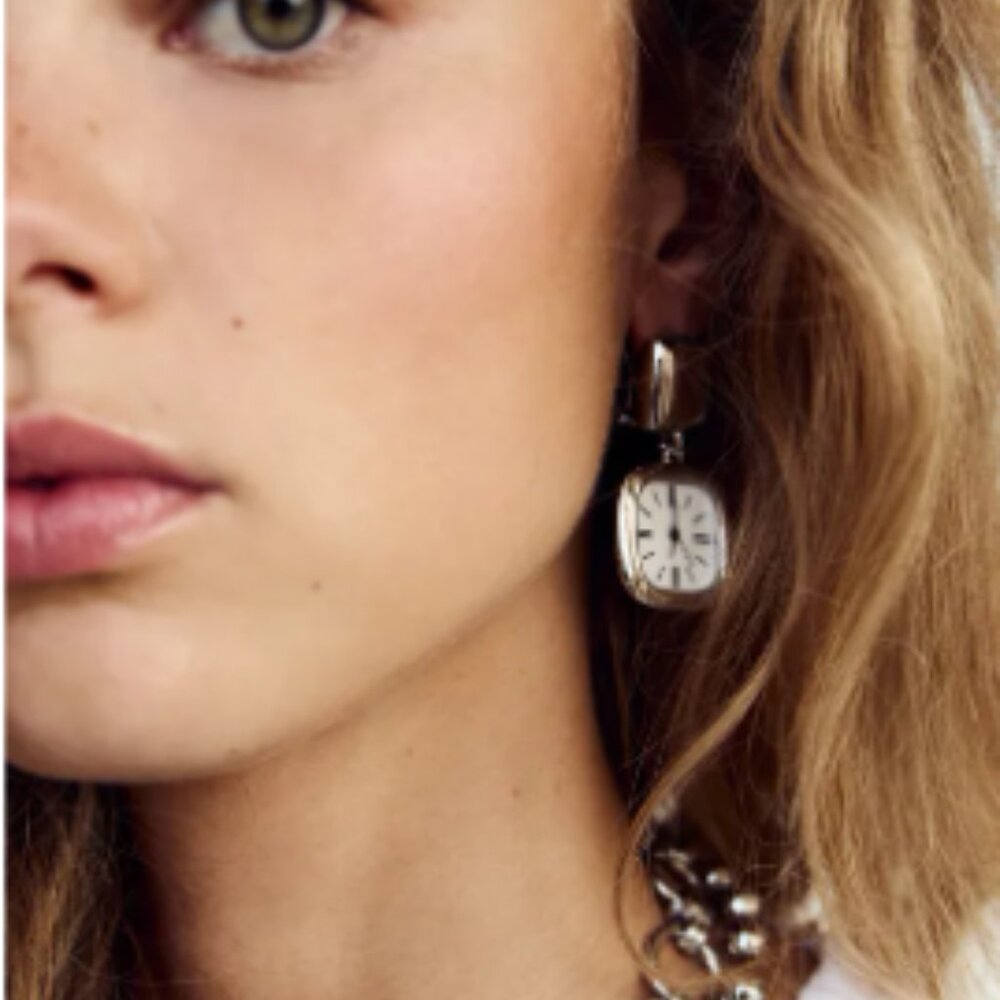 ZARA CLOCK EARRINGS